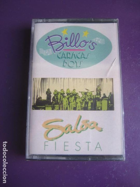 Cassettes Anciennes: BILLO'S CARACAS BOYS -FIESTA - CASETE PRECINTADA - LATIN SALSA VENEZUELA - CUMBIA PORRO
