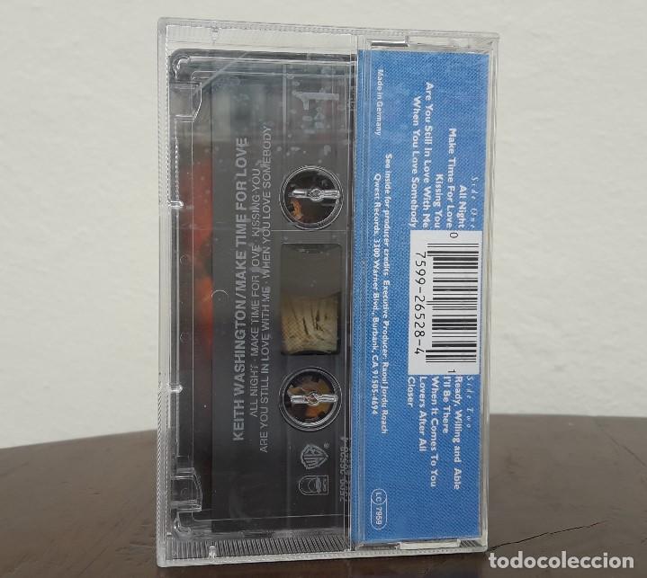Casetes antiguos: KEITH WASHINGTON - MAKE TIME FOR LOVE - Foto 2