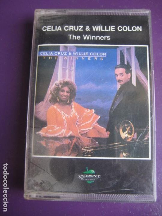 Casetes antiguos: CELIA CRUZ + WILLIE COLON - THE WINNERS - CASETE MANZANA - SALSA CUBA - LEVE USO