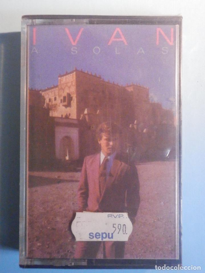 Casetes antiguos: Cinta Cassette - Iv&aacute;n - A solas - CBS - Precintada - Foto 1