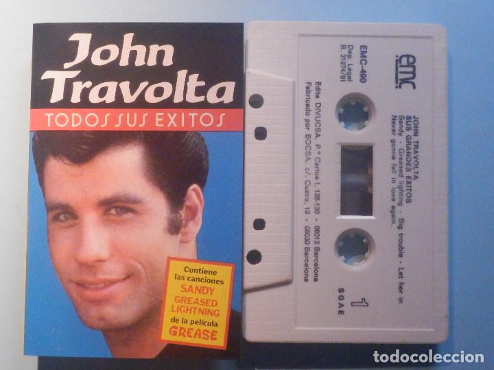 Casetes antiguos: Cinta Cassette - JOHN TRAVOLTA - TODOS SUS EXITOS - EMC 1991 - Foto 1