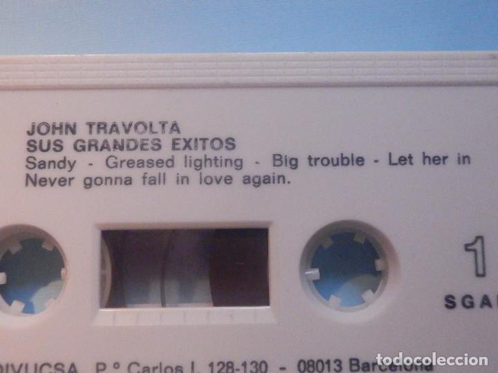 Casetes antiguos: Cinta Cassette - JOHN TRAVOLTA - TODOS SUS EXITOS - EMC 1991 - Foto 2