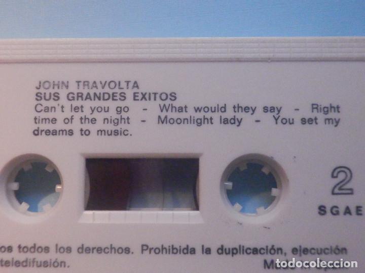 Casetes antiguos: Cinta Cassette - JOHN TRAVOLTA - TODOS SUS EXITOS - EMC 1991 - Foto 3