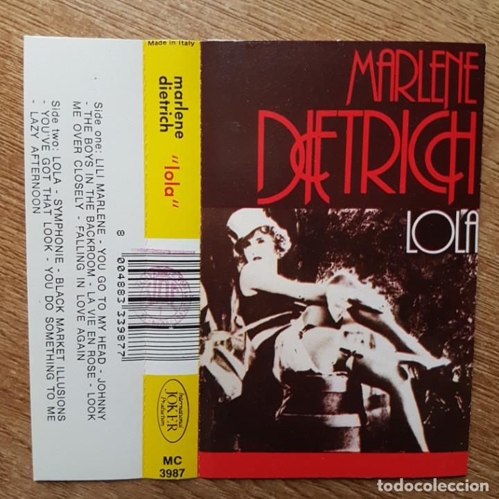 Casetes antiguos: CASETE DE MARLENE DIETRICH. LOLA - Foto 1