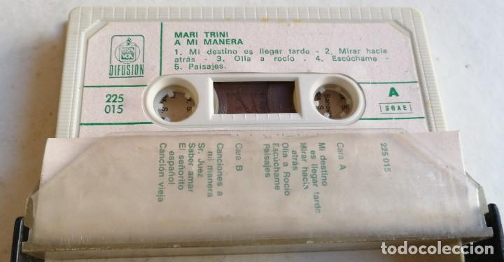 Casetes antiguos: Mari Trini. A Mi Manera, Hispavox 225 015 - Foto 3