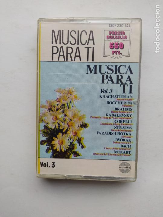 Cassette antiche: MUSICA PARA TI. VOL. VOLUMEN 3. CASETE. TDKCST22