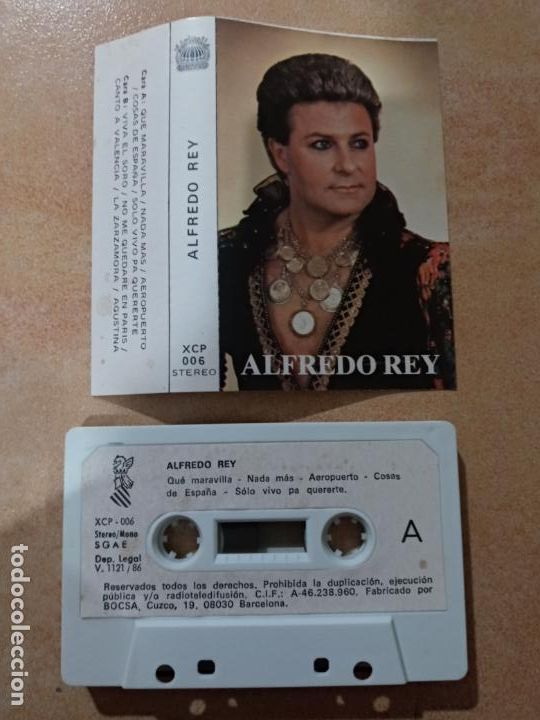 Alte Kassetten: Alfredo rey - copla gay- casete xirivella 1986