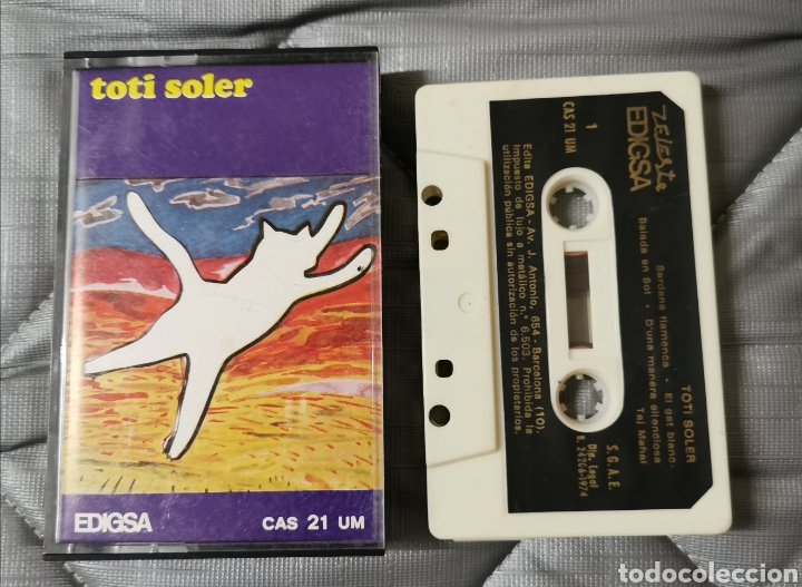 Casetes antiguos: CASETE ... TOTI SOLER ... ZELESTE EDIGSA 1974 - Foto 1