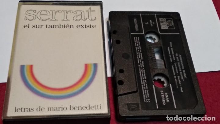 Casetes antiguos: CASETE CINTA( JOAN MANUEL SERRAT - EL SUR TAMBI&Eacute;N EXISTE ) 1985 ARIOLA - LETRAS DE MARIO BENEDETTI