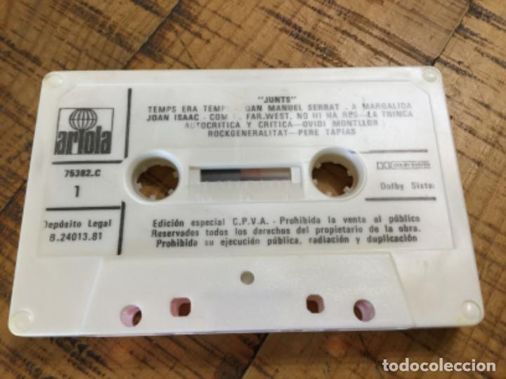 Casetes antiguos: JUNTS - SERRAT,LLUIS LLACH,LA TRINCA - 1981 - Foto 5