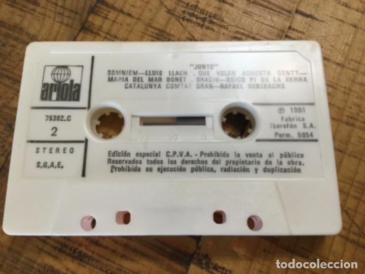 Casetes antiguos: JUNTS - SERRAT,LLUIS LLACH,LA TRINCA - 1981 - Foto 6