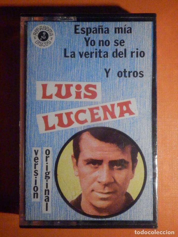Casetes antiguos: Cinta Cassette - Luis Lucena - &Eacute;xitos - Aphrodita discos - Con precinto - Foto 1
