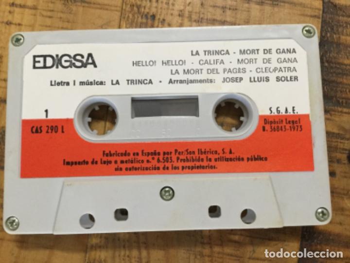 Casetes antiguos: LA TRINCA - MORT DE GANA - EN CATAL&Aacute;N - Foto 4