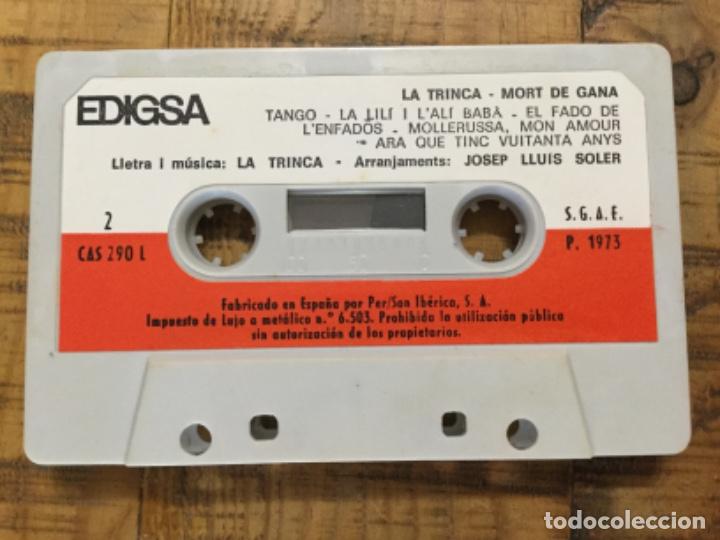 Casetes antiguos: LA TRINCA - MORT DE GANA - EN CATAL&Aacute;N - Foto 5