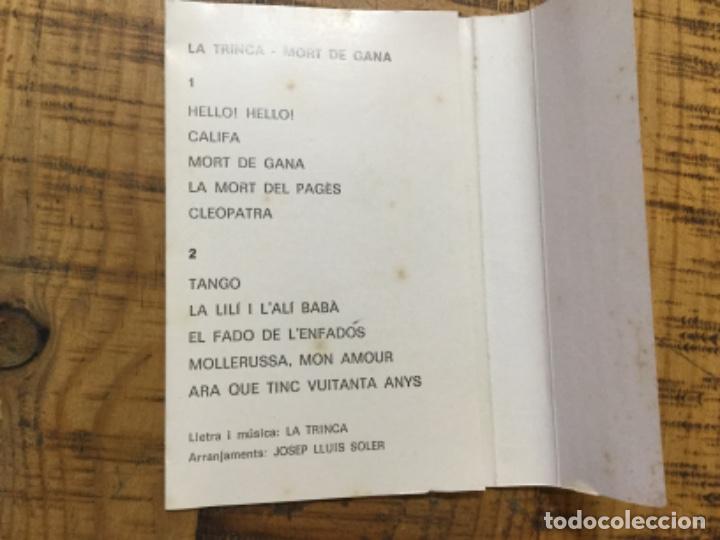 Casetes antiguos: LA TRINCA - MORT DE GANA - EN CATAL&Aacute;N - Foto 6