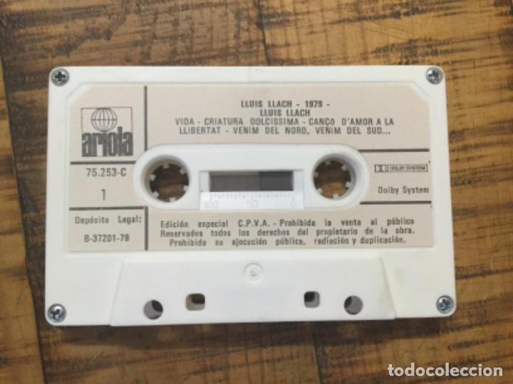 Casetes antiguos: LLUIS LLACH - 1979 - Foto 4