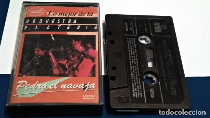 Casetes antiguos: CASETE CINTA CASSETTE ( LO MEJOR DE LA ORQUESTRA PLATERIA - PEDRO EL NAVAJA) 1979 ARIOLA