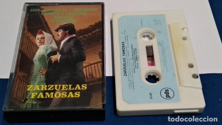 Casetes antiguos: CASETE CINTA CASSETTE ( ZARZUELAS FAMOSAS ) 1978 PDS - PORTADORES DE SONIDO