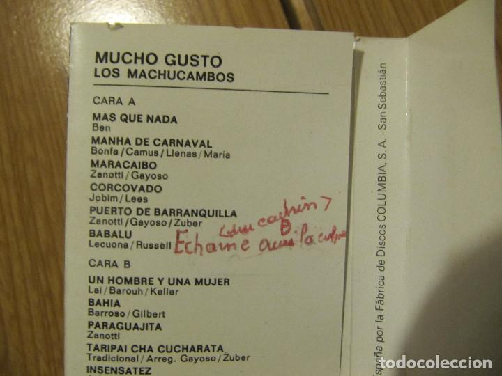 Casetes antiguos: LOS MACHUCAMBOS MUCHO GUSTO - Foto 4