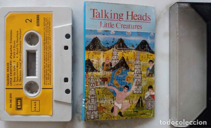 Casetes antiguos: TALKING HEADS, LITTLE CREATURES. CASETE ESPA&Ntilde;A - Foto 1