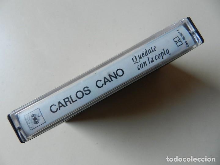 Casetes antiguos: K7 Carlos Cano Qu&eacute;date con la copla cassette - Foto 2