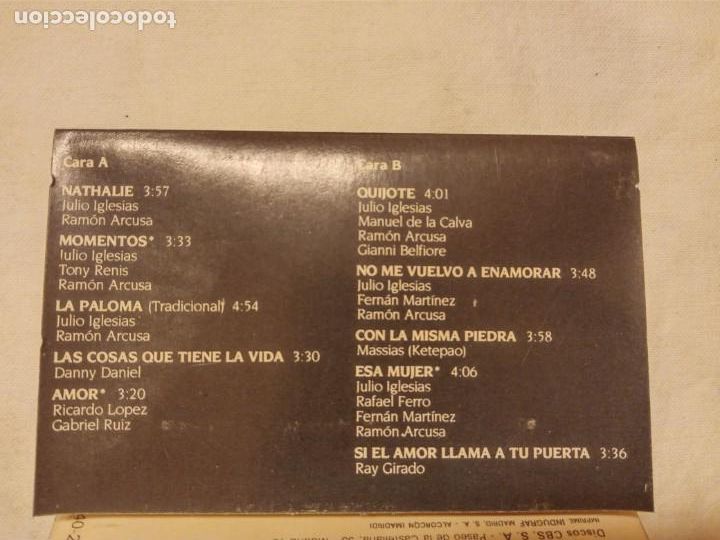 Casetes antiguos: Julio Iglesias. Momentos - Foto 2