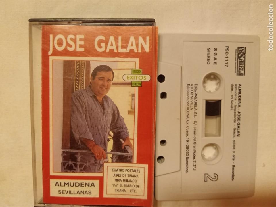 Casetes antiguos: Jos&eacute; Gal&aacute;n. Almudena - Foto 1