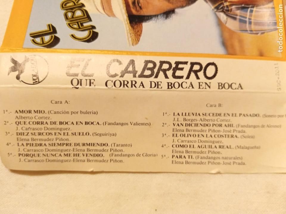 Casetes antiguos: El Cabrero. Que corra de boca en boca - Foto 2