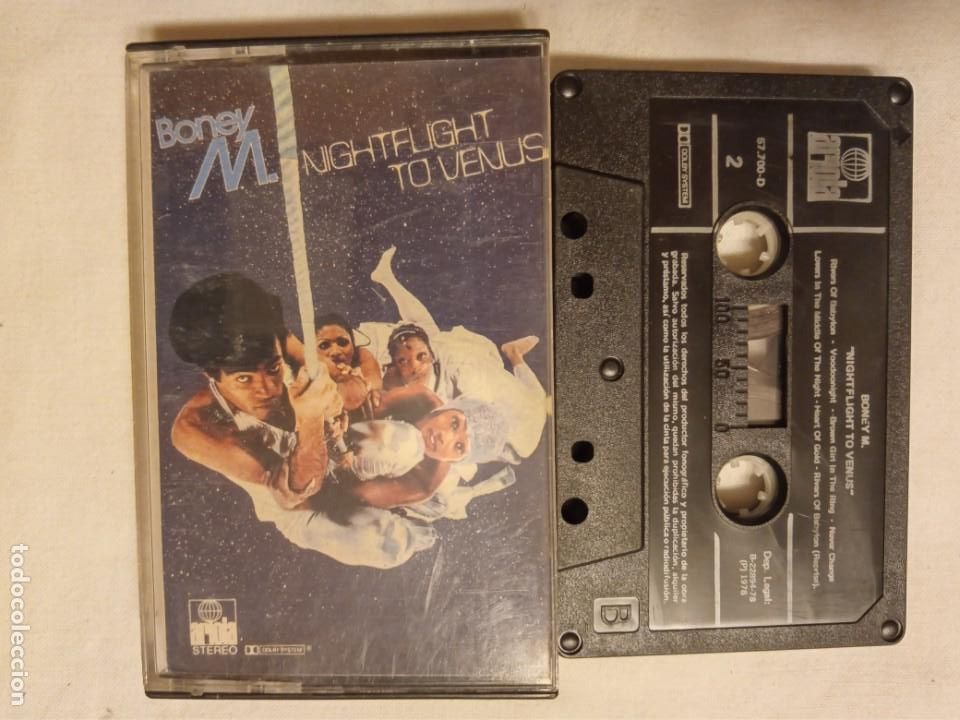 Casetes antiguos: Boney M. Night flight to Venus - Foto 1