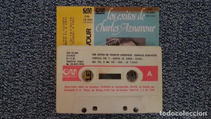 Casetes antiguos: Charles Aznavour - Exitos- A&ntilde;o 1.978 - Foto 3