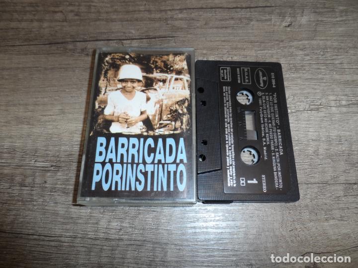 Casetes antiguos: BARRICADA - POR INSTINTO - Foto 1