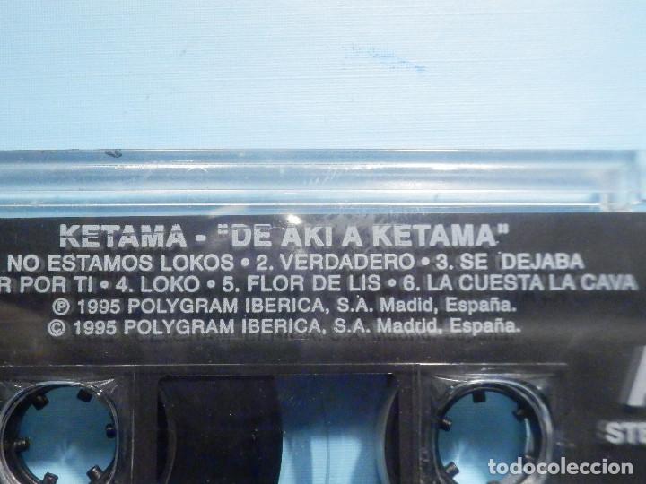 Casetes antiguos: Cinta Cassette - Ketama - De aki a - Mercury 1995 - Foto 2