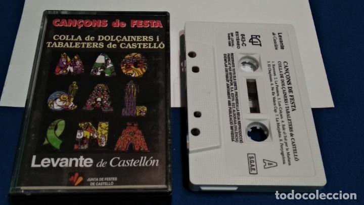 Casetes antiguos: CASETE( CAN&Ccedil;ONS DE FESTA - COLLA DE DOL&Ccedil;AINERS I TABALETERS DE CASTELL&Oacute; )JUNTA DE FESTES DE CASTELLO
