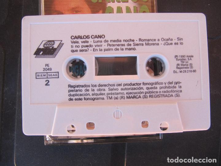 Casetes antiguos: CARLOS CANO - LAS MURGAS DE EMILIO EL MORO - Foto 3