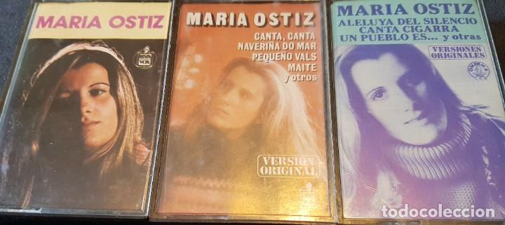 Casetes antiguos: Maria Ostiz 3 casetes versiones originales - Foto 1