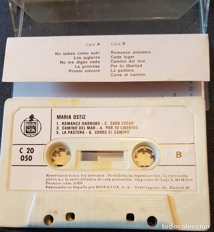 Casetes antiguos: Maria Ostiz 3 casetes versiones originales - Foto 4