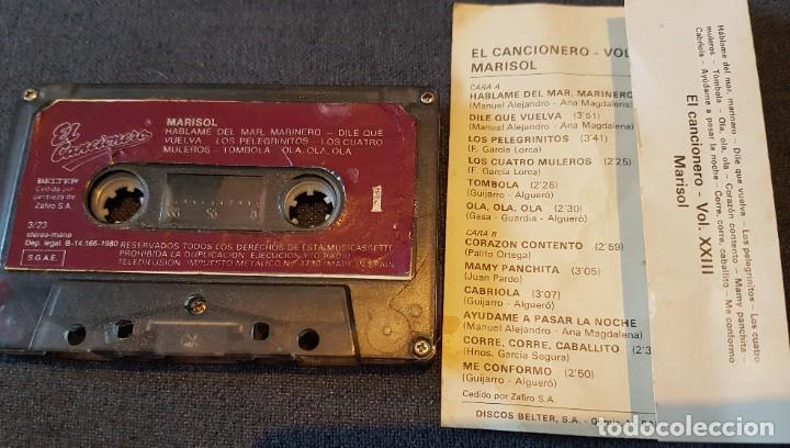 Casetes antiguos: Marisol casete el cancionero de 1979 - Foto 2