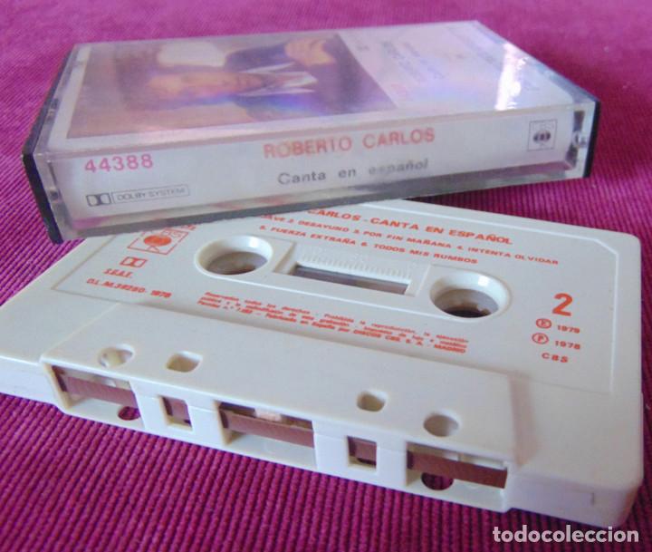 Casetes antiguos: ROBERTO CARLOS - CANTA EN ESPA&Ntilde;OL - CASSETTE - Foto 2