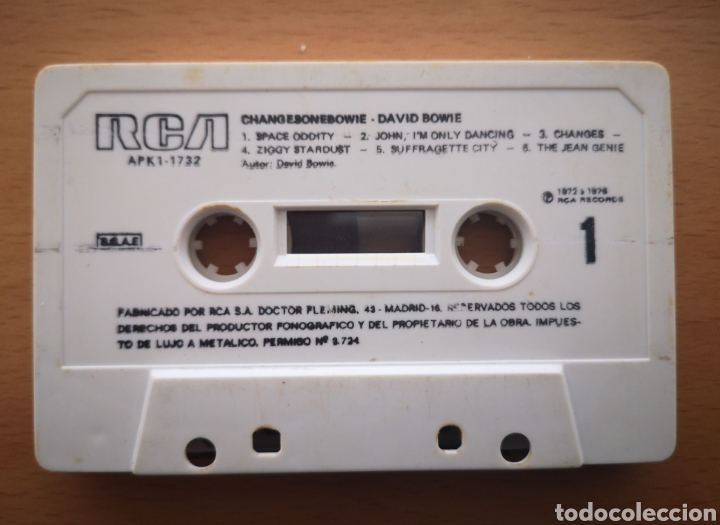 Casetes antiguos: BOWIE - CHANGES ONE - Foto 2