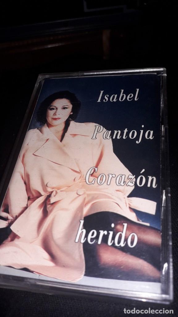 Casetes antiguos: CASSETTE ISABEL PANTOJA CORAZ&Oacute;N HERIDO - Foto 1