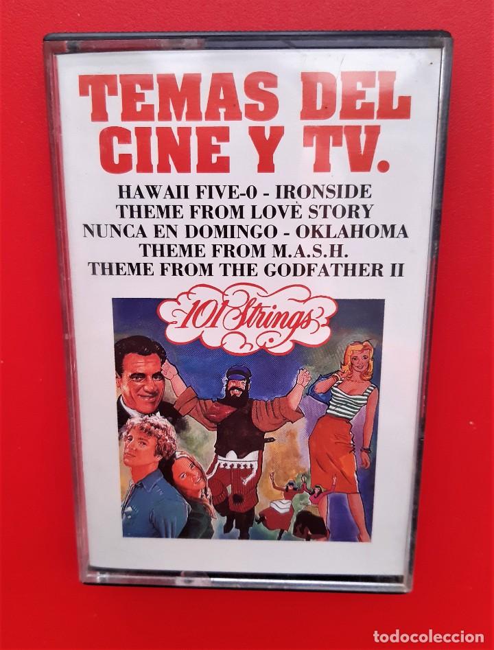 Casetes antiguos: 101 STRINGS - TEMAS DEL CINE Y TV (CASETE) - Foto 1