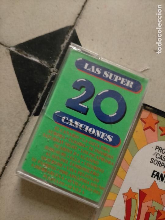 Casetes antiguos: antiguo casete LAS 20 CANCIONES DEL A&Ntilde;O - Foto 1