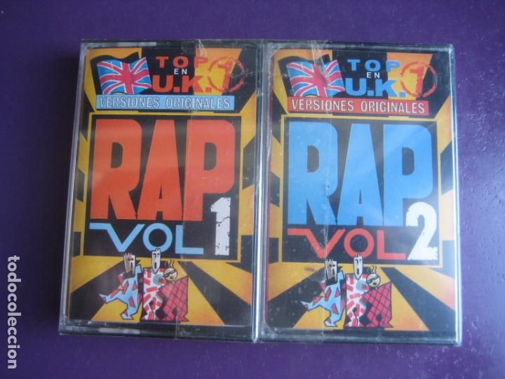 Casetes antiguos: RAP VOL 1 Y 2 - DOBLE CASETE PRECINTADA - RECOPILATORIO GANGSTA - RAGAMUFFIN HIP HOP
