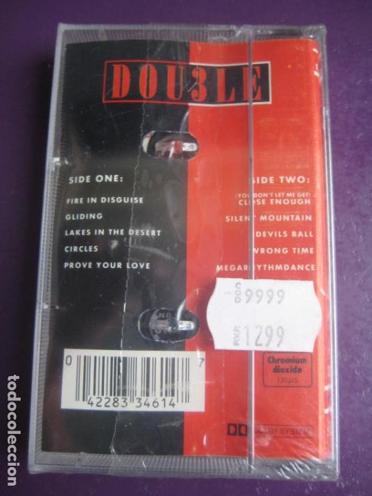 Casetes antiguos: Double &lrm;&ndash; Dou3le - CASETE POLYDOR 1987 PRECINTADA - ELECTRONICA DISCO SYNTH POP - Foto 2