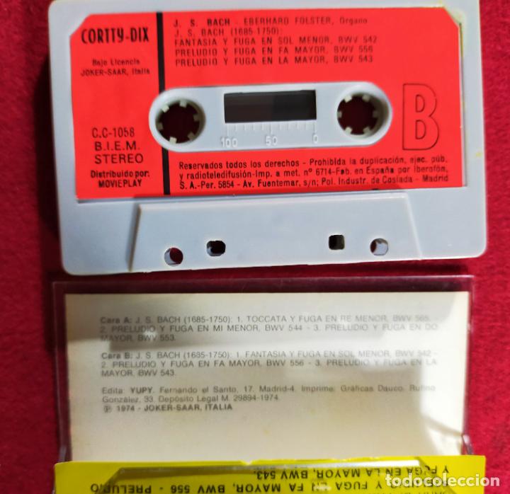 Casetes antiguos: J.S. BACH - CASETE - Foto 3