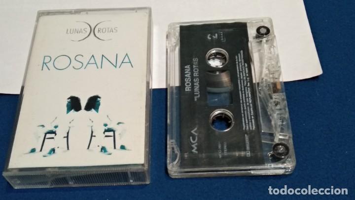 Casetes antiguos: CASETE CINTA CASSETTE ( ROSANA - LUNAS ROTAS )1996 MCA