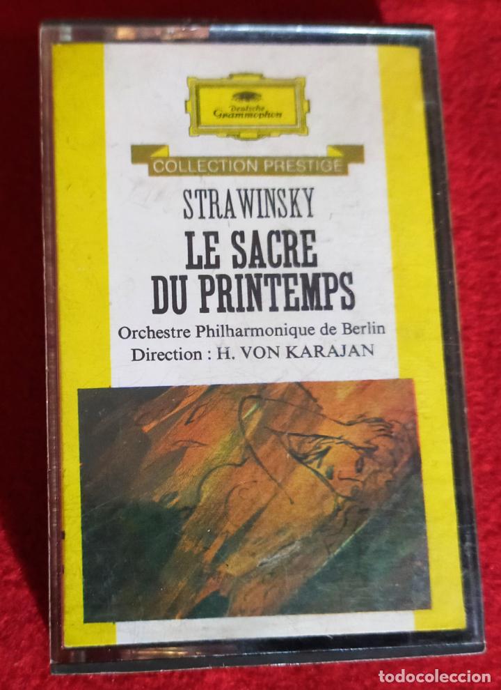 Casetes antiguos: STRAWINSKY, LE SACRE DU PRINTEMPS - CASETE - Foto 1