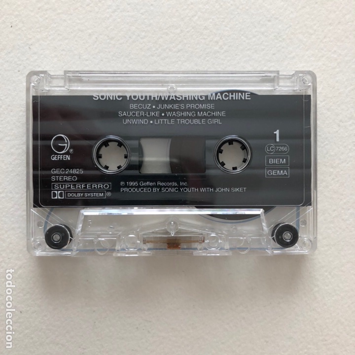 Casetes antiguos: Sonic Youth - Washing Machine - Cassette - Foto 3