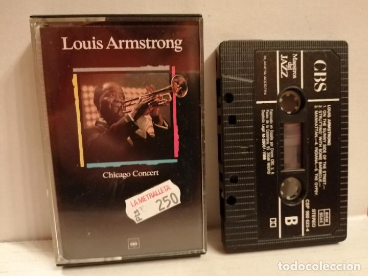 Casetes antiguos: antigua casete louis armstrong chicago buen estado