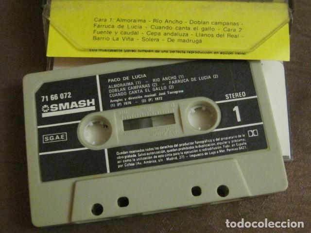 Casetes antiguos: PACO DE LUC&Iacute;A - &Eacute;XITOS - ALMORAIMA Y OTROS - LARGA DURACI&Oacute;N - Foto 2